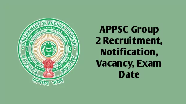 APPSC Group 2 Recruitment 2022