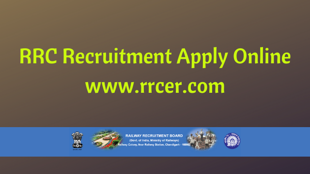 RRCER Recruitment 2022