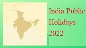 India Public Holidays 2022 - Freshers Wisdom